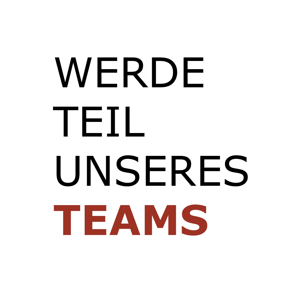 Werde Teil unseres Teams
